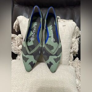 Rothy's Green Camouflage Women's Shoes
